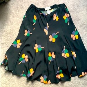 Anthropologie Floral Skirt